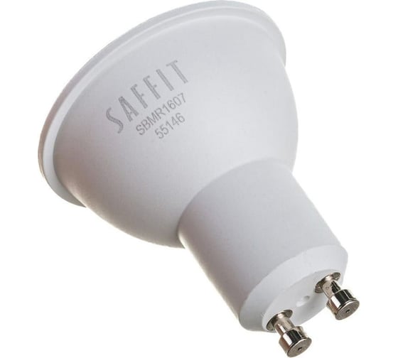 Светодиодная лампа SAFFIT SBMR1607 7W GU10 6400K 230V MR16 55147