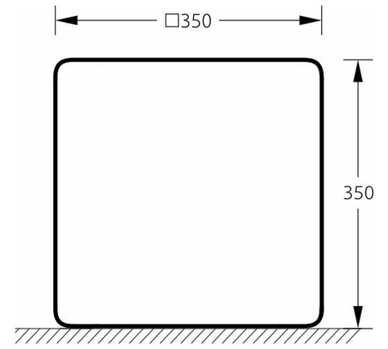 Светильник напольный m3light CUBE E27 35см IP65 RGBW set 56362540