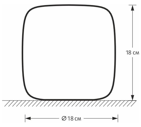 Светильник напольный m3light CYLINDER E14 25см IP40 4000K 60323020