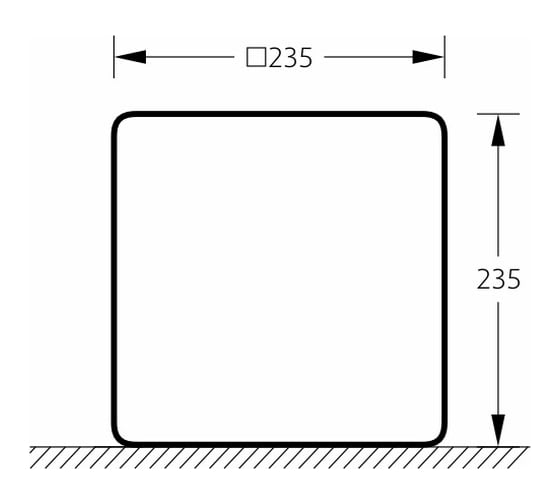 Светильник настольный m3light CUBE E14 25см IP40 3000K 55323010