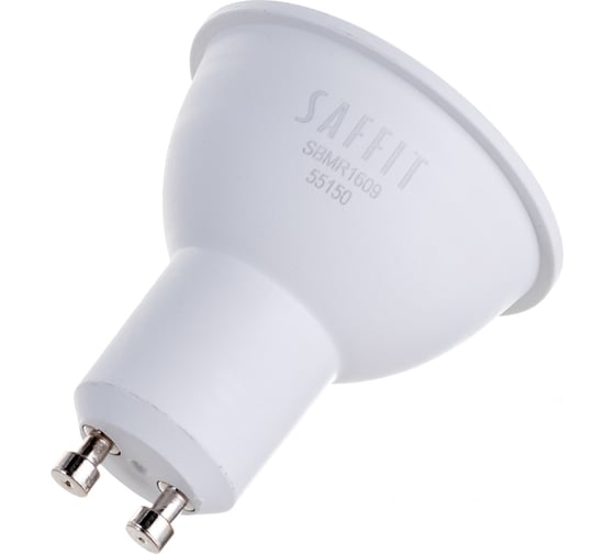 Светодиодная лампа SAFFIT SBMR1609 9W GU10 6400K 230V MR16 55150