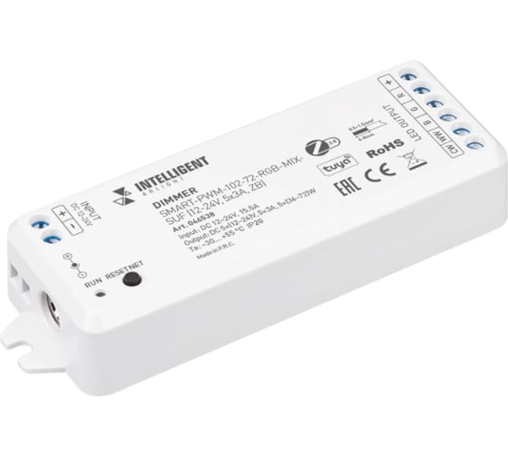 Диммер INTELLIGENT ARLIGHT SMART-PWM-102-72-RGB-MIX-SUF 1шт 046538 1
