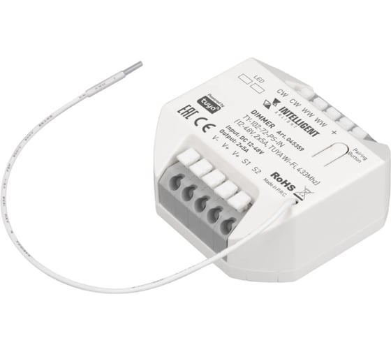 Диммер INTELLIGENT ARLIGHT TY-102-72-PS-IN IARL, IP20 Пластик, 3 1шт 045359 1