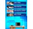 Настольный диммируемый светильник FERON 22W, 3000-6000К, беспроводная зарядка и USB порт, белый DE1729 41552 5