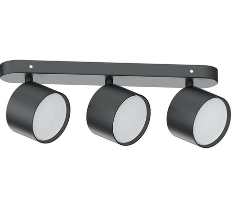 Светильник для натяжных потолков Feron ML213 настенно-потолочный под лампу GX53, черный, 41479