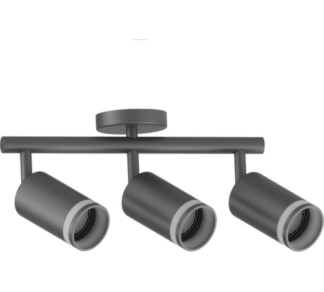 Настенно-потолочный светильник FERON под лампу 3х50W GU10, черный ML233 41491