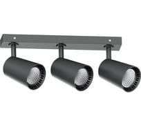 Накладной светодиодный светильник FERON для акцентного освещения HL213, 3х12W, 4000K, черный 41503