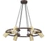 Люстра LUMION HARPER металл, GU10, 6х5W 4444/6 1