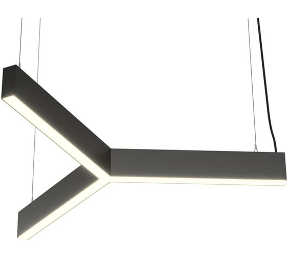 Светильник DIODEX Led Матик Тритик 60Вт 5500К, Опаловый, Серый, Аварийный 1ч. 4603789782981