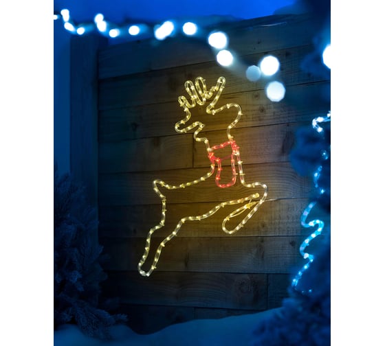 Дюралайт со светодиодами FERON LED-R2W, 100м, d13мм, 36LED/м, 1.44Вт/м, 2м/отрез, желтый 26062
