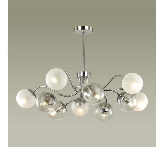 Люстра LUMION CANDICE на штанге, стекло E14, 10х40W 4554/10C