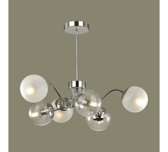 Люстра LUMION CANDICE на штанге, стекло E14, 6х40W 4554/6C