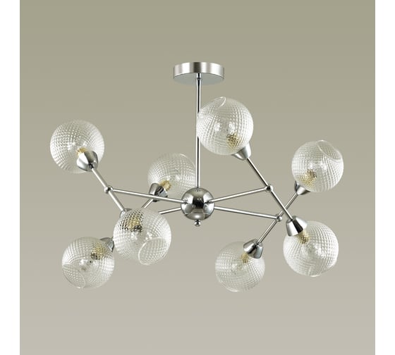 Люстра LUMION EVERLY на штанге, стекло E14, 8х40W 4438/8C
