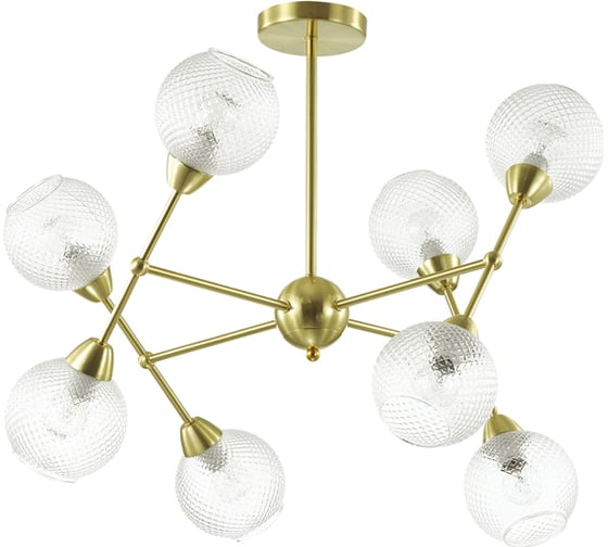 Люстра LUMION EVERLY на штанге, стекло, E14 3752/8C 1