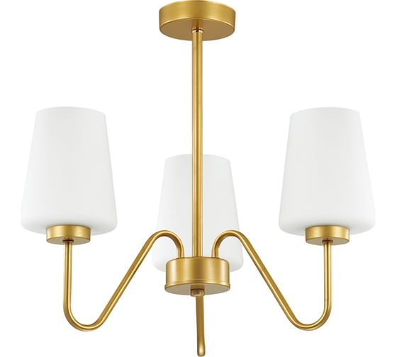 Люстра LUMION OLIVIA на штанге, стекло, E27, 3х60W 3791/3C