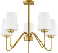 Люстра LUMION OLIVIA на штанге, стекло, E27, 5х60W 3791/5C