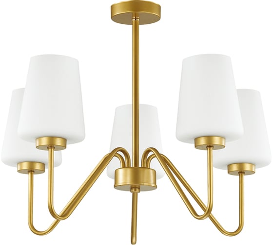 Люстра LUMION OLIVIA  на штанге, стекло, E27, 5х60W 3791/5C