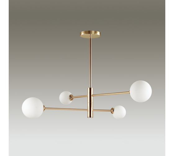 Люстра LUMION ESTELLE на штанге, стекло, G9, 4х40W 4418/4C