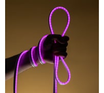 Гибкий неон MAKSILED LED SMD 8x16 мм, односторонний, фиолетовый, 110 LED/м, 5 м ML-NF-SIL-8mm-L50-Purple