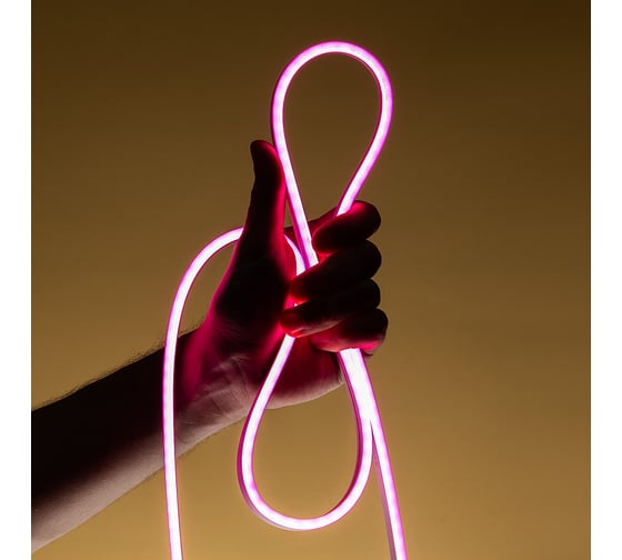Гибкий неон MAKSILED LED SMD 6x12 мм, односторонний, розовый, 110 LED/м, 5 м ML-NF-SIL-6mm-L50-Pink