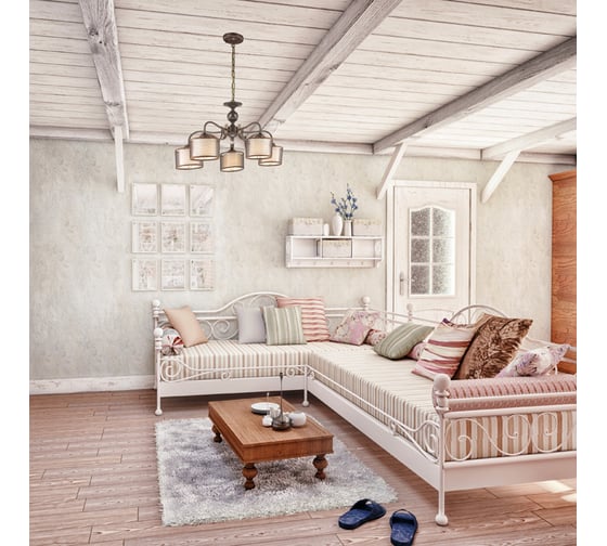 Люстра LUMION LILIVANT пластик, текстиль E14, 5х40W 3487/5