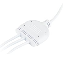 Разветвитель сетевой для линейных светильников ЭРА Разветвитель 3х IEC C7 2pin 2mtimer на 3 точки с таймером Б0066933