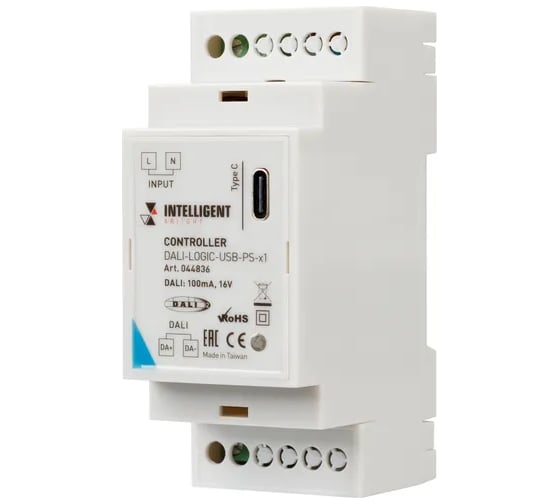 Контроллер INTELLIGENT ARLIGHT DALI-LOGIC-USB-PS-x1 1шт 044836