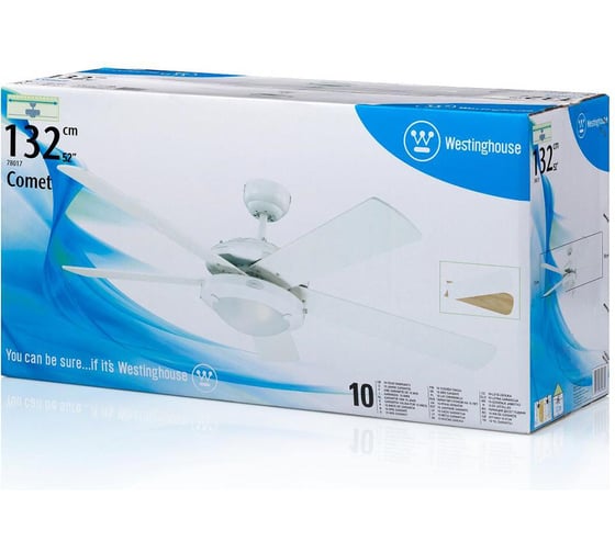 Люстра-вентилятор Westinghouse Comet II 78017WES