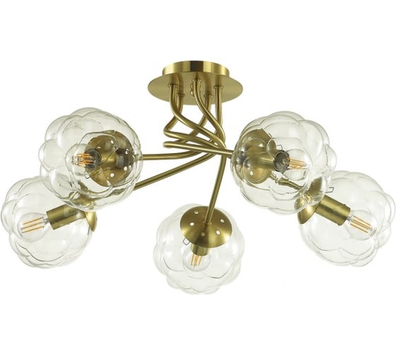 Потолочная люстра LUMION BREANA стекло, E14, 5х40W 4556/5C
