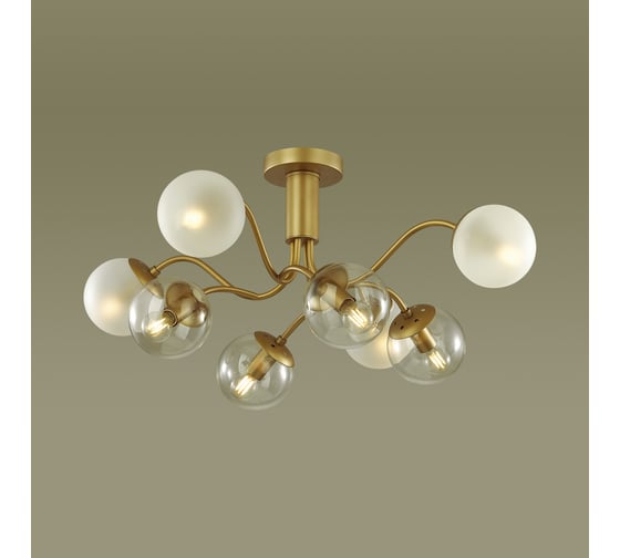 Потолочная люстра LUMION CANDICE стекло, E14, 8х40W 4555/8C