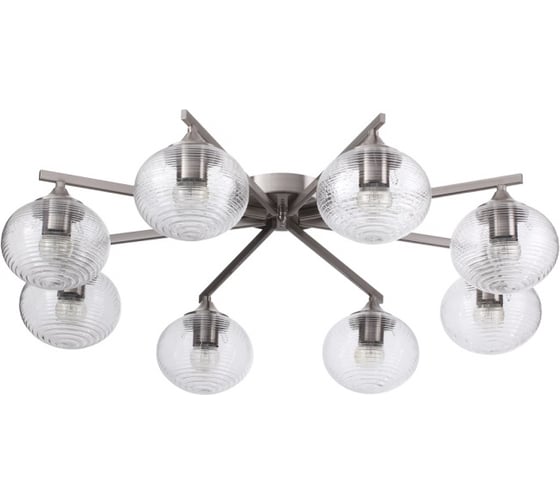 Потолочная люстра LUMION COOPER стекло, E27, 8х60W 4457/8C 1