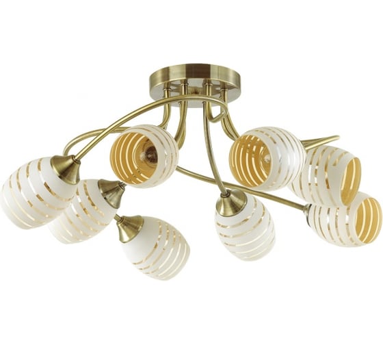 Потолочная люстра LUMION DOROTHY стекло, E27, 8х60W 4528/8C