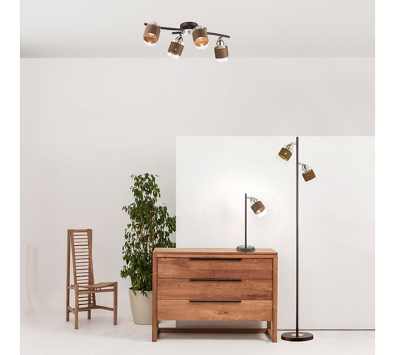 Потолочная люстра LUMION FILLA стекло, E27, 4х60W 3030/4CA