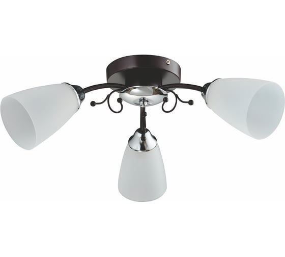 Люстра POWERLIGHT ENDO 3хE14х40W венге 1-018630 1