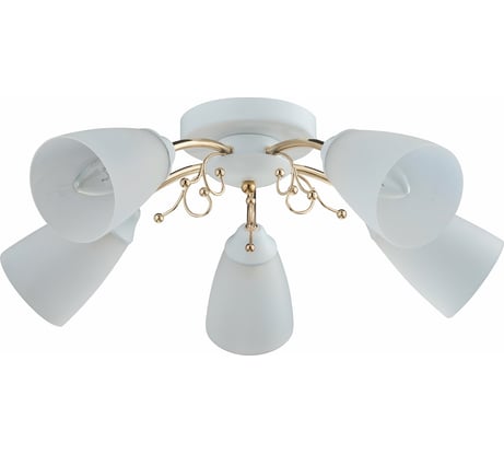 Люстра POWERLIGHT ENDO 5хE14х40W белый 1-018450