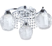 Люстра POWERLIGHT LION 3xЕ14x40W, хром, хрусталь 1-010430