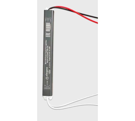 Блок питания ELEGANZ 24V 24W КАРАНДАШ негерм. узкий IP20, 1шт, EL-LB2424