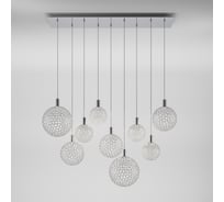 Подвесной светодиодный светильник Eurosvet Gemini с металлическими плафонами 90353/9 хром a069039