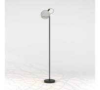 Напольный светодиодный светильник Eurosvet Gemini с металлическим плафоном 80492/1 черный a069041