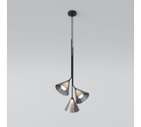 Подвесной светильник Eurosvet Enigma со стеклянными плафонами 70161/3 черный a069050