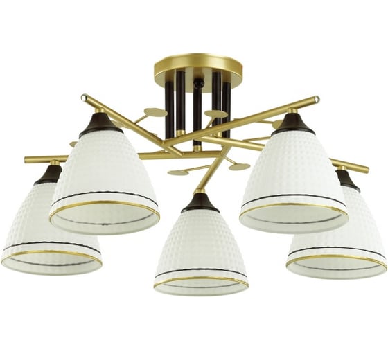 Потолочная люстра LUMION BECKY стекло, E27, 5х60W 4544/5C 1