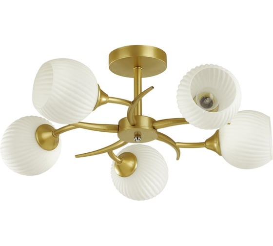 Потолочная люстра LUMION GISELLE стекло, E27, 5х60W 4545/5C 1