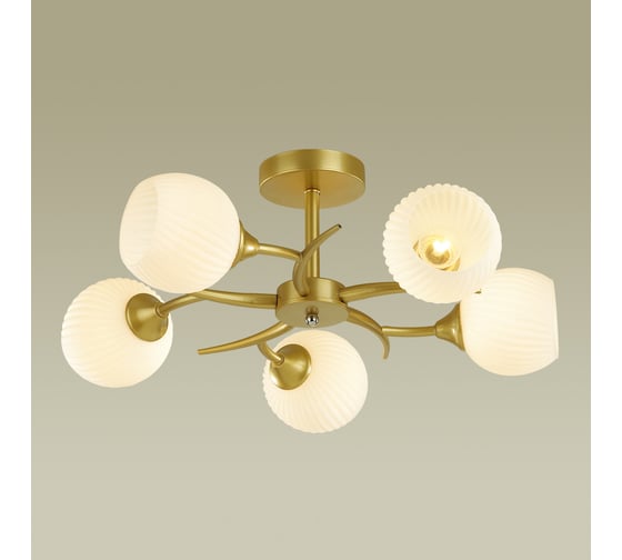 Потолочная люстра LUMION GISELLE стекло, E27, 5х60W 4545/5C