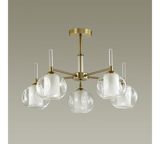 Потолочная люстра LUMION HAZEL стекло, E14, 5х40W 4432/5C