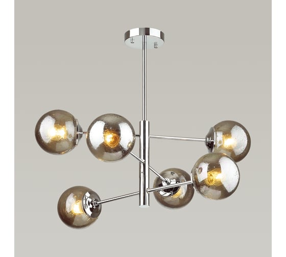 Потолочная люстра LUMION HUGO стекло, E27, 6х60W 4493/6C
