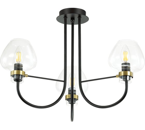 Потолочная люстра LUMION ILONA стекло, E14, 3х40W 3708/3C 1