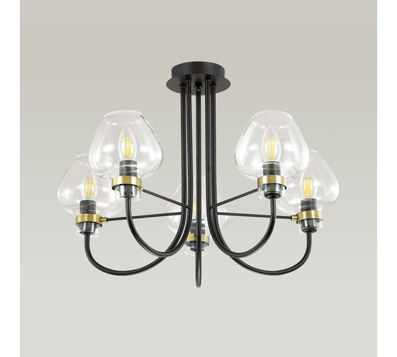 Потолочная люстра LUMION ILONA стекло, E14, 5х40W 3708/5C