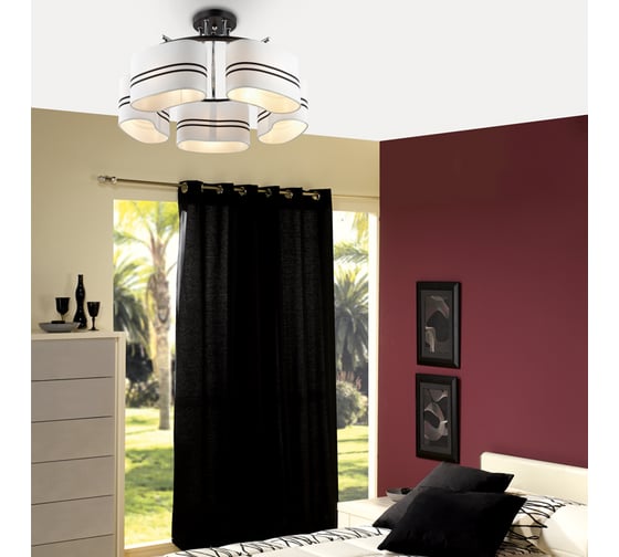 Потолочная люстра LUMION IVARA текстиль, E14, 5х40W 3056/5C