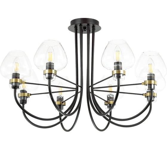 Потолочная люстра LUMION ILONA стекло, E14, 8х40W 3708/8C