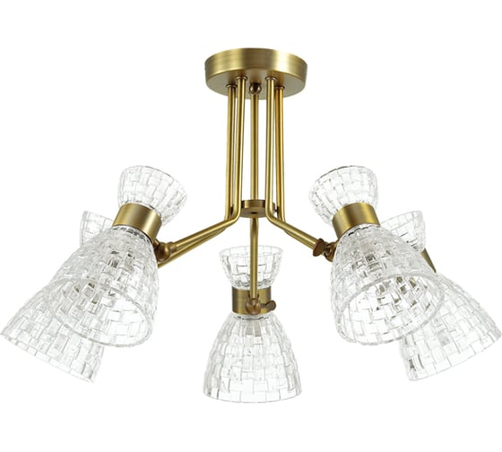 Потолочная люстра LUMION JACKIE стекло, E14, 5х40W 3704/5C
